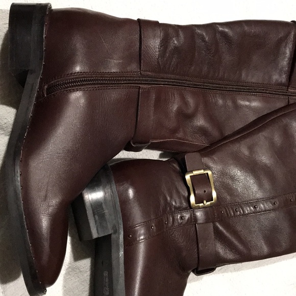 DIBA, Women's Black Leather Boots, Size 6M - Picture 3 of 6